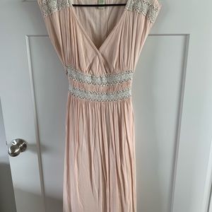 Light blush dress